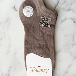 Дамски чорапи, кафяв, мече