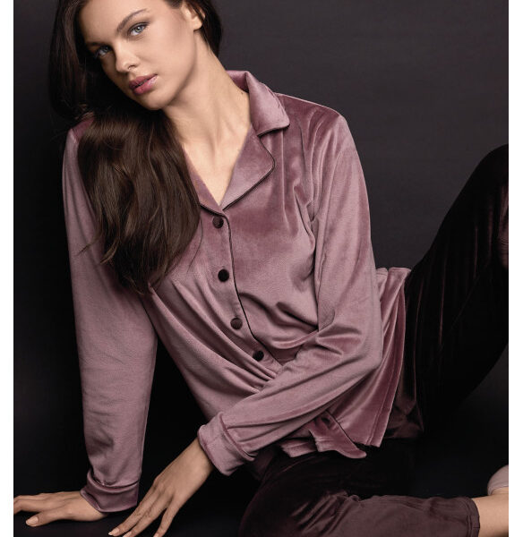Дамска пижама Lormar GOOD от мек велур