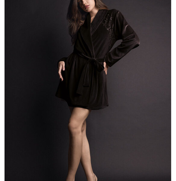 Дамски халат Lormar COUTURE от мек велур